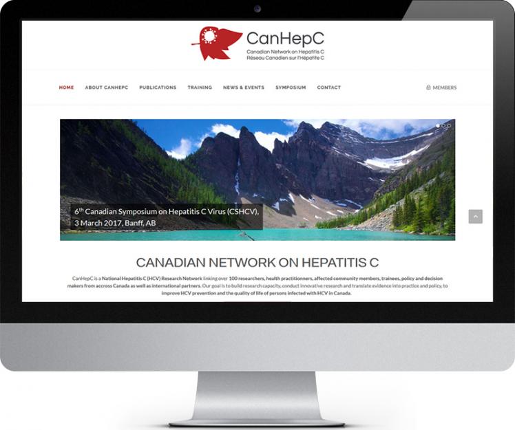 Screenshot CanHepC Website
